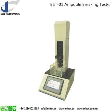 GMP conformed ampoule breaking strength tester