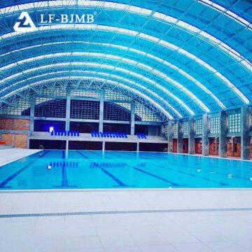 Customized Steel Space Frame Structure Roof Swimming Pool Design