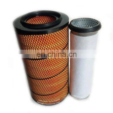 High performance air filter element AF25743 AF25744 K2036 for 145 harvester forklift part