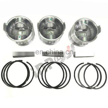 In Stock Inpost New 3 Sets STD Piston Kits with Pin & Ring for Mitsubishi S3L Diesel Engine