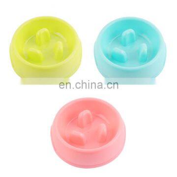 HQP-WS033 HongQiang New Anti-slip Anti-choking Pet Bowl Healthy Bowl Anti-choking Puppy Slow Food Bowl
