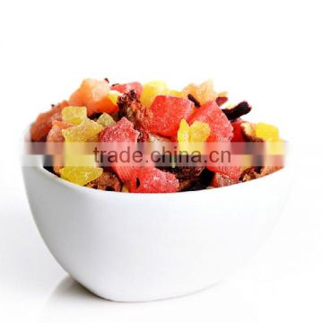 Well-Known Fruit Flavored Tea Dried Fruit Tea With Rose Tea Buds