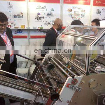 Hot Selling Automatic Hamburger Paper Food Lunch Box Making Machine photo-6