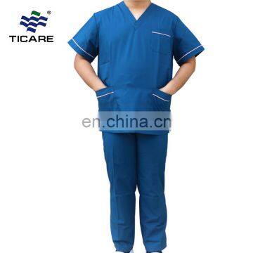 Medical Grade Nurse Robe Anti Static Anti Bacteria Aero Blue Protective Non Woven Surgical Isolation Gown