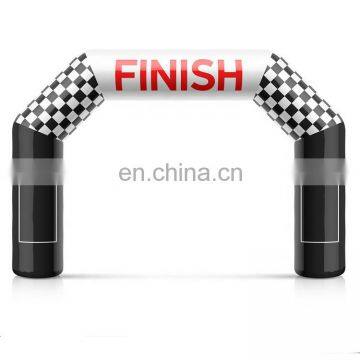 Custom Advertising Welcome Marathon Inflatable Rainbow Finish Line Arch Led Light Price Cheap Inflatable Race Arch For Sale