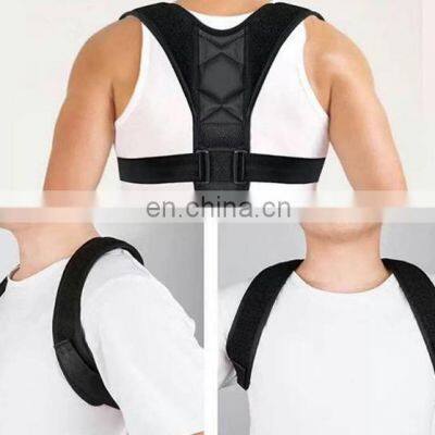 Comfortable Leather Pad Adjustable Back Support Posture Corrector