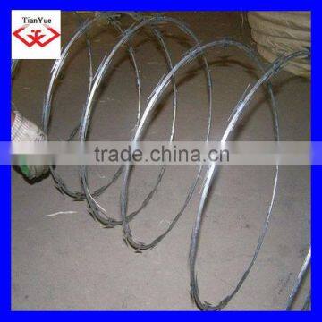 Tianyue gavanized razor barbed wire(factory)