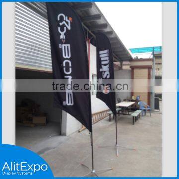 Wholesale feather high quanity flag fabric banner display, outdoor flag fabric banner