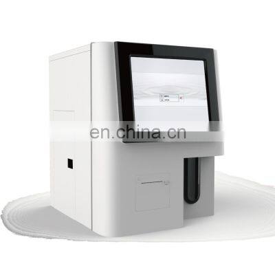 Factory Price MKR-DF50 Touch Screen 5 Part Auto Hematology Double Channel Test Analyzer photo-3