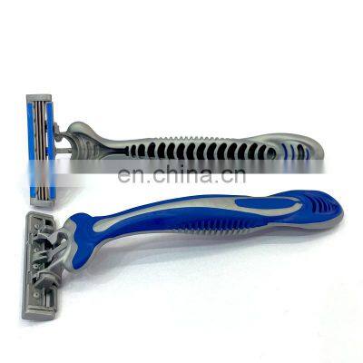 Manufacturer wholesale men shaver with pivoting head disposable men face shaver