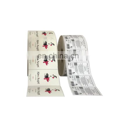 Customized Logo Paper Wine Product Autocollant Packaging Sticker Roll Labels Printing