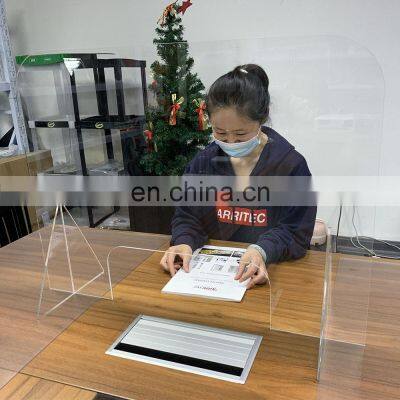 Acrylic Social Distancing Sneeze Guard Acrylic Sneeze Shield for Counters photo-3