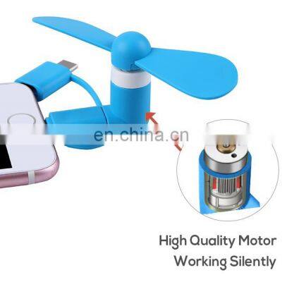 Small Rechargeable Fan Factory,Mobile Phone 3 In 1 Portable Mini Usb Fan photo-3