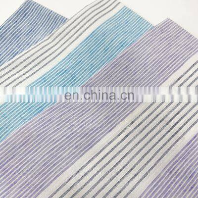 factory supply high quality Yarn dyed stripe jacquard fabric for garment