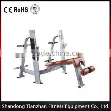 Olympic Decline Bench TZ-5024/Excellent quality gym machine/gym equipment hammer strength