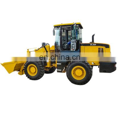 ZL30F Farm use mini front end loader mucking loader compact wheel bucket loader 1 ton 2 ton 3 ton 4 ton 5 ton