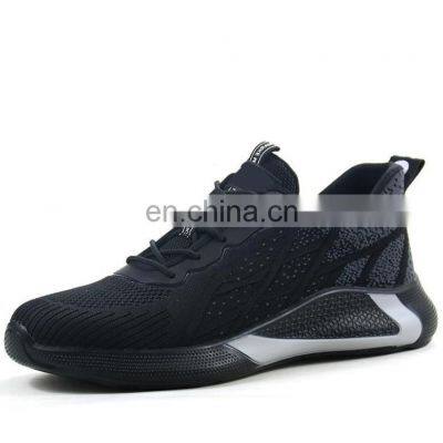Breathable Light Weight Comfort Flying Woven Zapatos de Seguridad de Trabajo Sneaker Shoe Safety photo-2