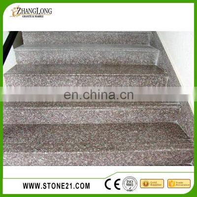 CE Certificate Copper Brown Granite Stairs