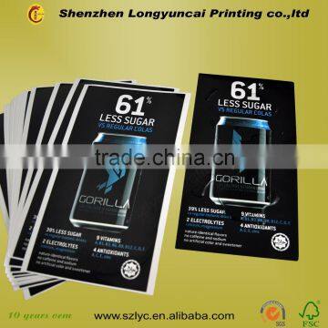 Creative Die Cut PVC Self Adhesive Printing Sitcker