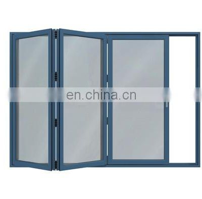 Australian Standard Commercial Insulation Soundproof Folding Windows balcony aluminium bi fold windows Folding Windows