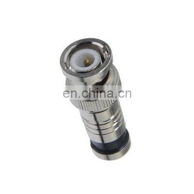 CCTV Security Surveillance Camera Male BNC Connectors RG59 RG6 BNC Male Compression Connector Screw On Coaxial Terminal
