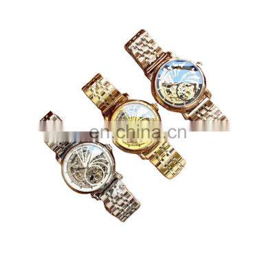 High Quality Men's Watch Automatic Mechanical Steel Strap Fashion Men's Tourbillon Car Watch