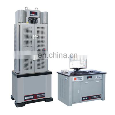 WAW-1000E 1000KN 100ton Rebar Computer Servo tensile Strength testing machine