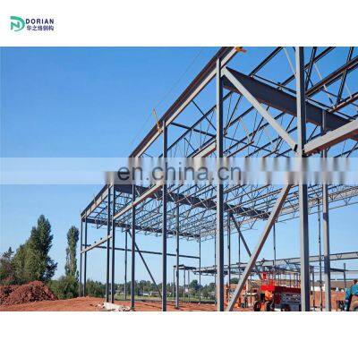 prefab premade industrial fabrication structural steel structure building automotive workshop
