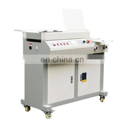 55h-a4 Automatic Glue Binding Machine 320mm Length Single Roller Glue Binding Machine Perfect Binder With Lower Price photo-2
