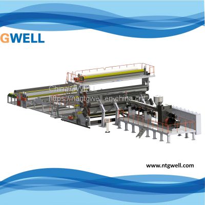 Wide PE waterproof coil production line