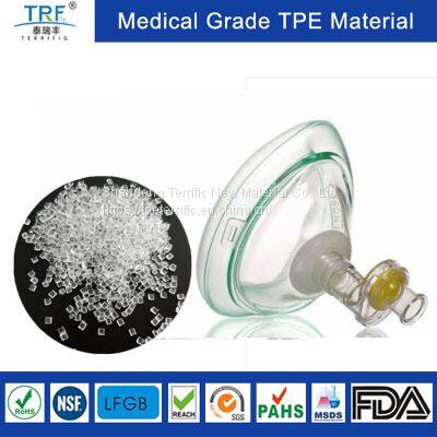 Medical Grade Thermoplastic Elastomer TPE Particles for Disposable Oxygen Mask