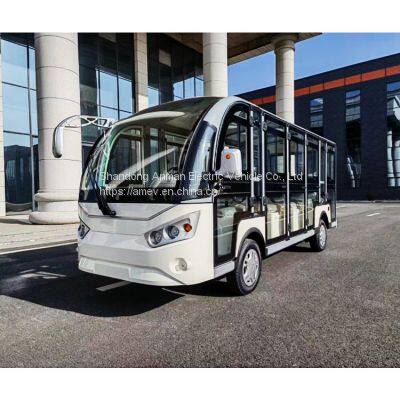 Luxury electric bus, 14 person sightseeing mini bus