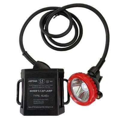 ATEX Approved IP65 6Ah High Brightness Corded Mining Light, Underground Mining Lamp, Miners Headlamp