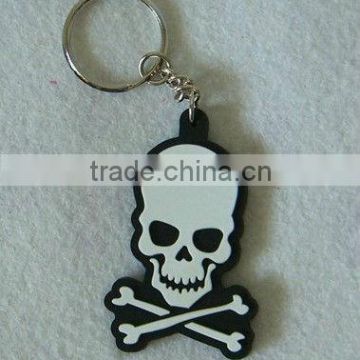 keychain PVC key rings wholesale, plastic nice cheap key holder