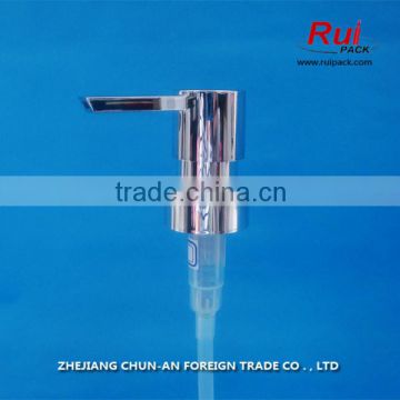 high quality stainless steel pump for personal care,metal hand soap UV shampoo pump