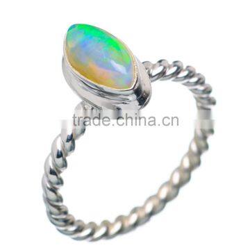 RARE ETHIOPIAN OPAL 925 STERLING SILVER RING ,925 STERLING SILVER JEWELRY WHOLE SALE,JEWELRY EXPORTER