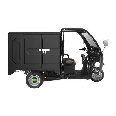 Cheap Price of Express Delivery Electric Vehicle Electric Truck Electric Tricycle E-Trike Equipped With Closed Cargo Box and Lead-Acid Battery