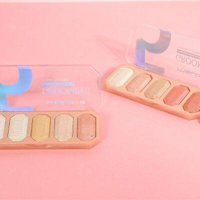 OEM Make up Blusher Palette With High Lighter Cosmetic Face Powder Blusher on Cheeks Bronzer Powder Highlighter Manufacturer photo-4