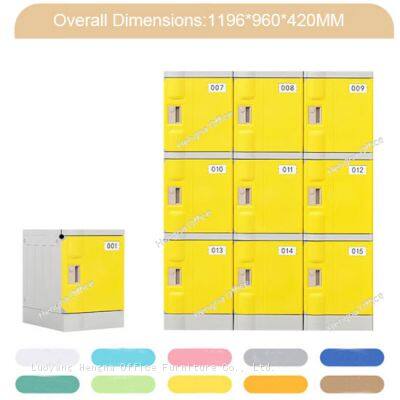 Cost-Effective Durable  School ABS plastic locker 12-door| Classroom storage cabinet