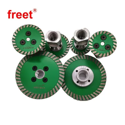 M14 Flange Turbo Diamond Sculpture Saw Blade Angle Grinder Cutting Disc