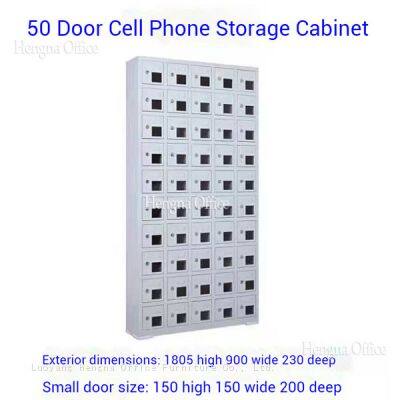 Industrial Metal 12 Slot Cell Phone Charging Cabinet EWSW217 |Customized Power Sockets &Ventilation Slots for Construction Sites & Mining Industry photo-2