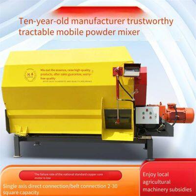 16-cubic-meter Horizontal Forage Mixer, Tmr Cattle and Sheep Mixer for Farms, Double Helix Feeding Mixer for Breeding photo-4