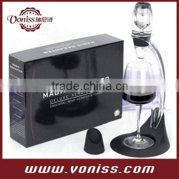 Magic Decanter Deluxe Aerator Set, Wine Aerator With tower Stand,Utility model, Decanter Tower