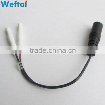 Female 2.5mm Mono Plug To 2mm TENS Cable