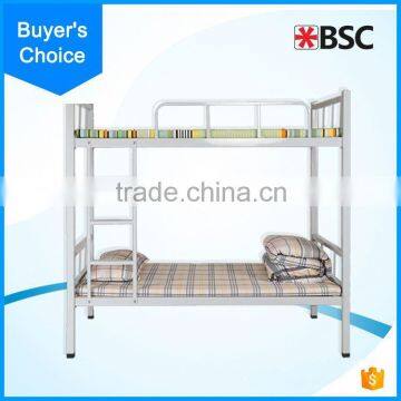 2016 Hot School Bunk Bed With Safe Ladder & Protective Barrier for Students