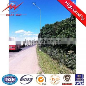 high way Cast iron double arm steel telescopic pole CN supplier