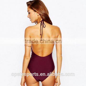 (OEM ODM FACTORY)Wholesale High Quality Cheap Pretty Sexy One Piece Monokini Swimsuits For Women photo-4