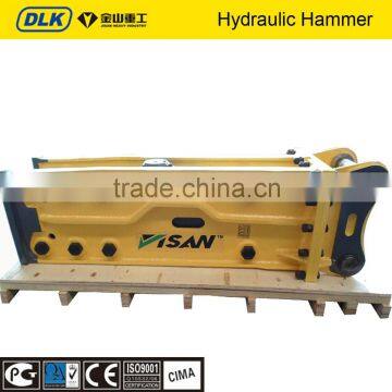 Tower type hydraulic excavator jack hammer for 40tons carrier