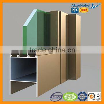 6063-T5 powder coated extruded aluminum profiles prices manufacturer