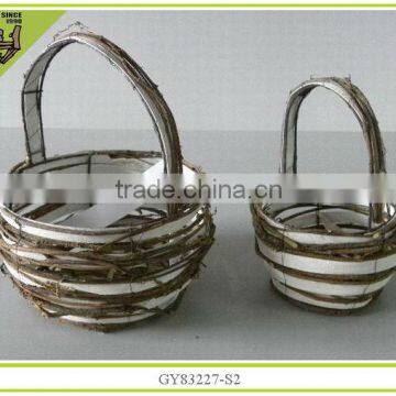 2014 Natural material handmade wholesale wicker baskets